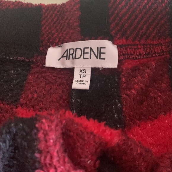 Ardene Red and Black Plaid Sleep Shorts Size XS - Picture 3 of 3